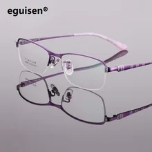 Новое ультралегкое 12g вакуумное ip-покрытие близорукость женские титановые оправы для очков женские модные ретро оправы для очков ширина-135