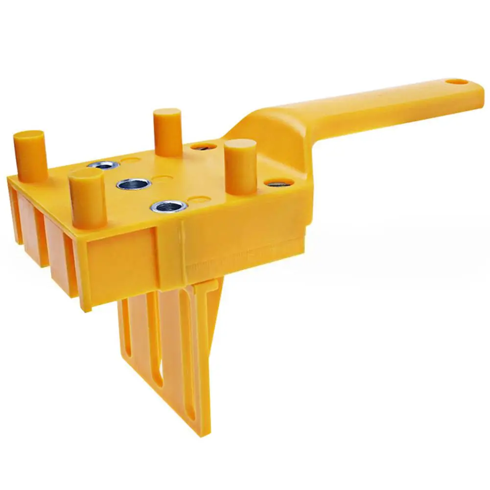 

Adeeing Handheld Woodworking Positioning Jig Drill Guide Wood Dowel Drilling Hole Saw