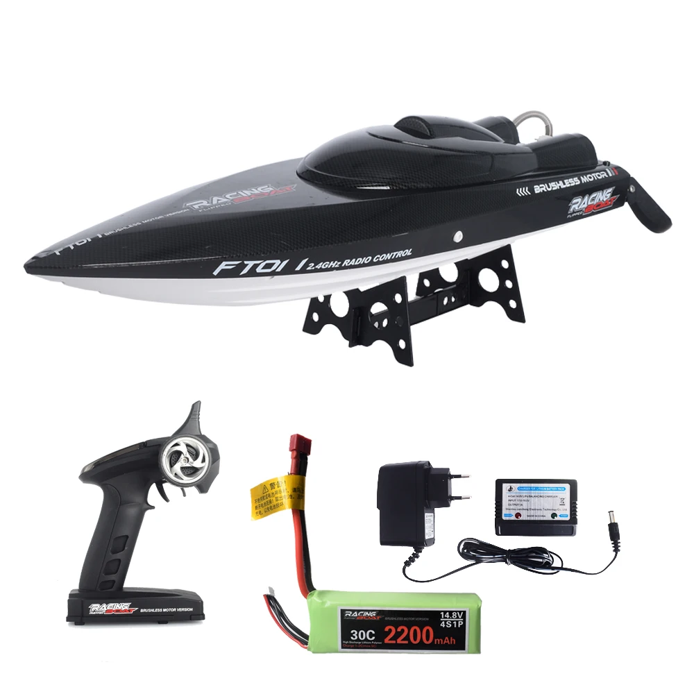 

Feilun FT011 55KM/H High Speed Boat large RC Electric Radio Control Speeds Ship Model for Kids pool water play