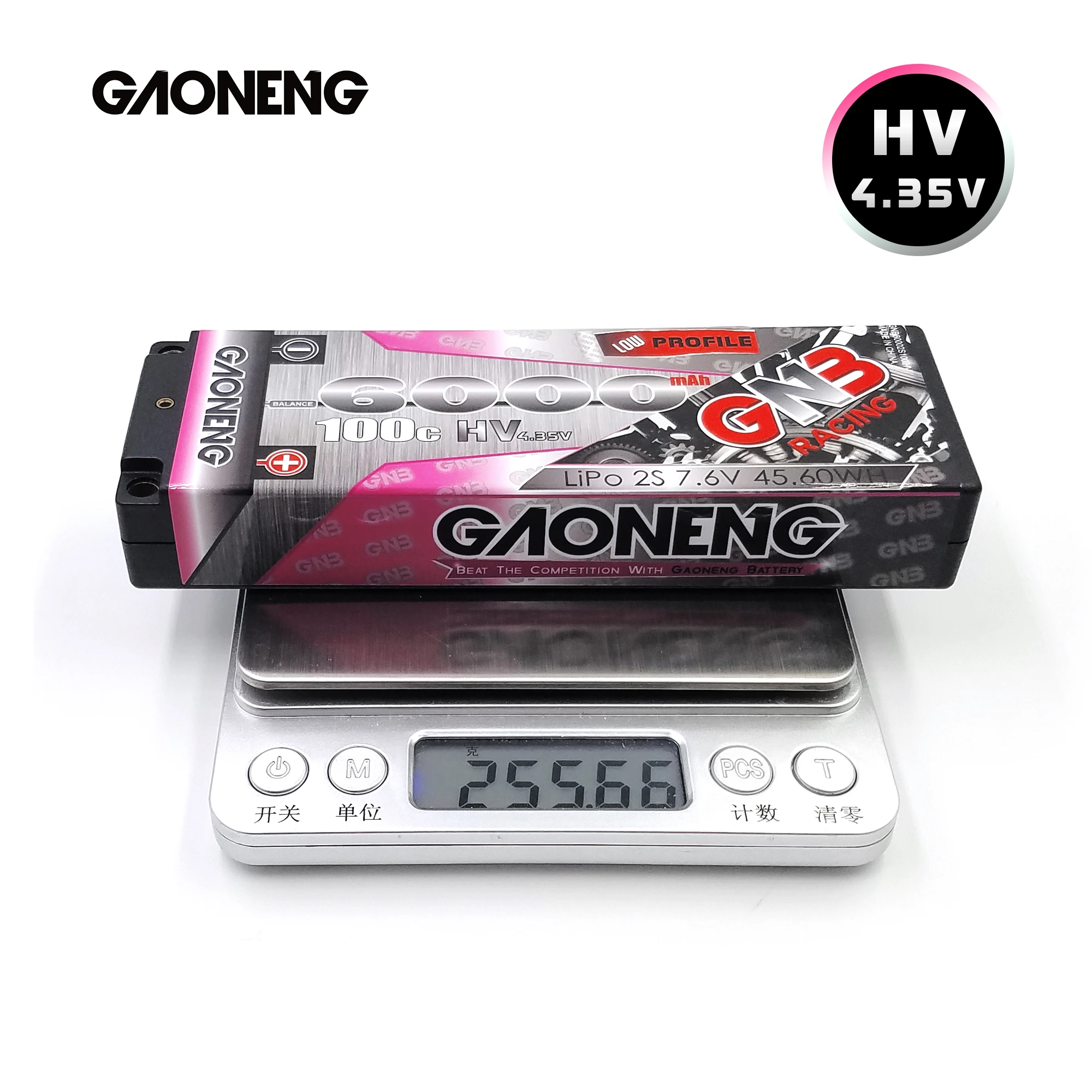 Gaoneng GNB 6000/8000mAh 100C 2S 7,6 V HV 4,35 V перезаряжаемая Lipo батарея 5,0 мм разъем типа "банан" Т-образный разъем для 1:10 RC автомобилей лодки