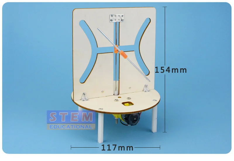 DIY Electric Toy Creative Hyperbolic Model Through The Wall Design Physics Science Experiment Teaching Aid STEM Educational Toys