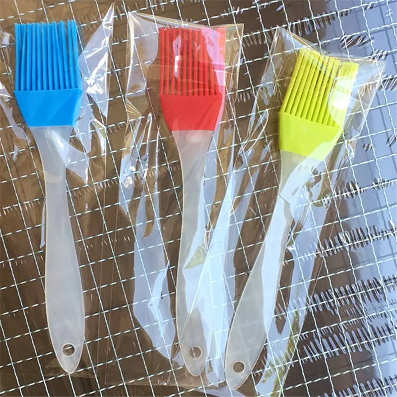 1 Pcs Portable Silicone Oil Brushes Baking BBQ Basting Brush Pastry Oil Brush Kitchen Baking Honey Oil Barbecue Tool Gadgets