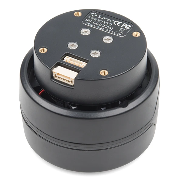 360-degree 40-meter laser ranging module rotates