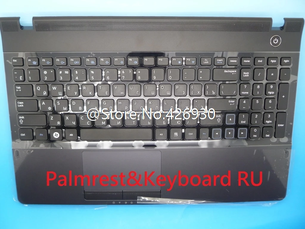 

Laptop Palmrest&Keyboard For Samsung NP300E5A 300E5A Arabia AR Canada CA Korea KR Slovenian SL Russia RU BA75-03613E Touchpad