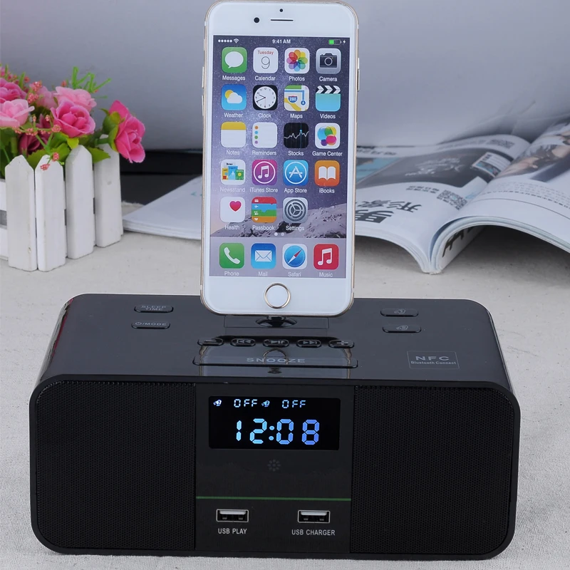 WFCVS Portable Docking System BT Speaker Docking System For Iphone