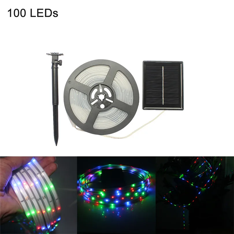 

5M LED solar light bar casing waterproof solar lights string Christmas tree decoration Fairy light Xmas,Part