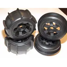 MADMAX HPI ROVAN BAJA 1/5 5 T 5B песок Бастер весло шины передние и задние черные