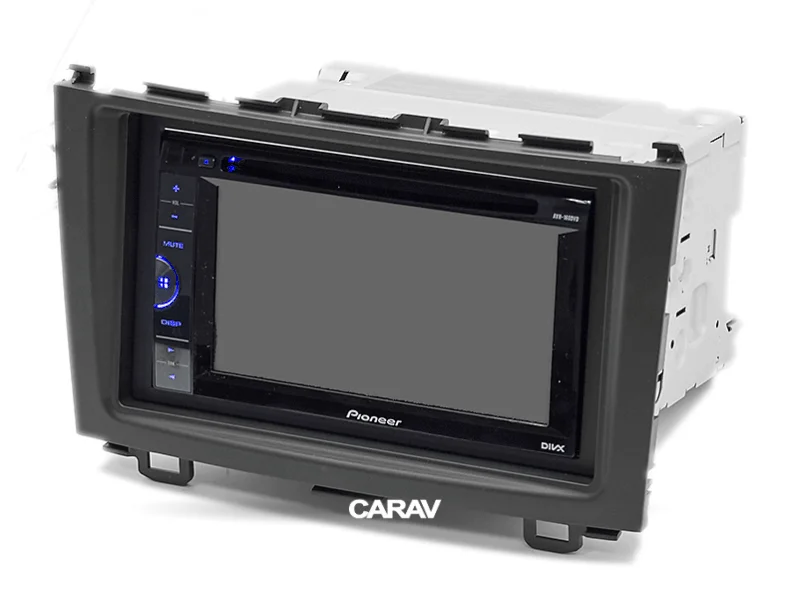 Двойной Din фасции Для HONDA CR-V 2007-2011 радио DVD стерео панель приборная панель Установка отделка комплект ремонт CARAV 07-012