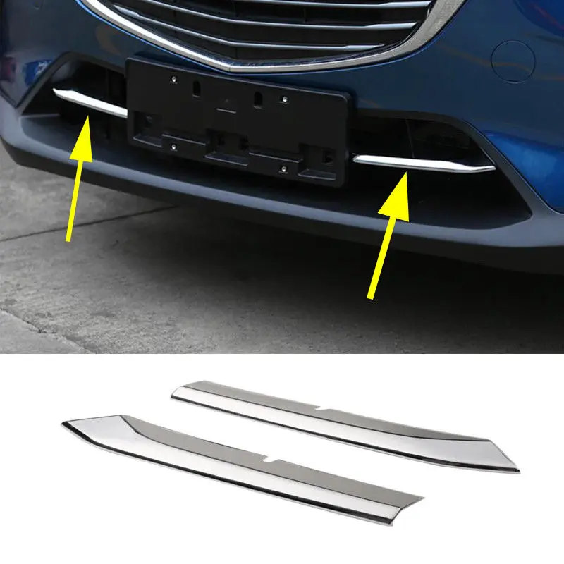 Chrome Front Grill Cover For Mazda CX3 2016 - 2018 Bumper Air Inlet Grille | Автомобили и мотоциклы