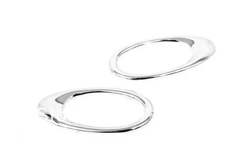 Car Styling Chrome Oval Side Marker Light Trim For Mazda 5 / Premacy 2005-2009