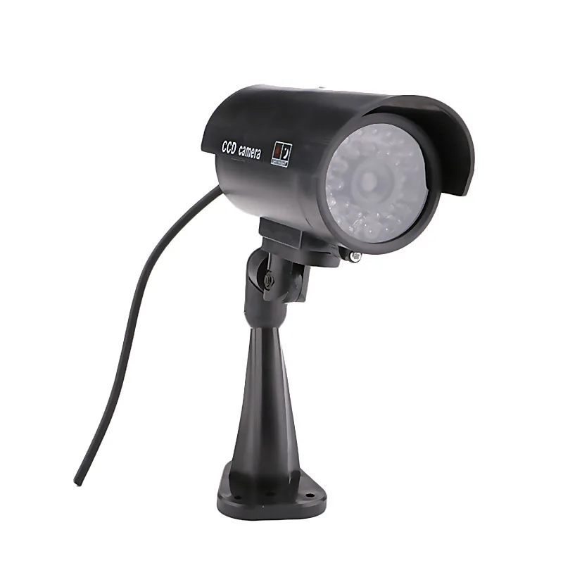 2018 Wholesale Outdoor Indoor Surveillance Simulation CCTV Dummy Fake Camera Security Night CAM Flashing LED Light Safe kamera