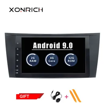 

2 Din Autoradio Android Car DVD player GPS Navi for Benz G/E Class W211 W463 W209 W219 CLS350 Stereo Wifi Bluetooth Camera OBD