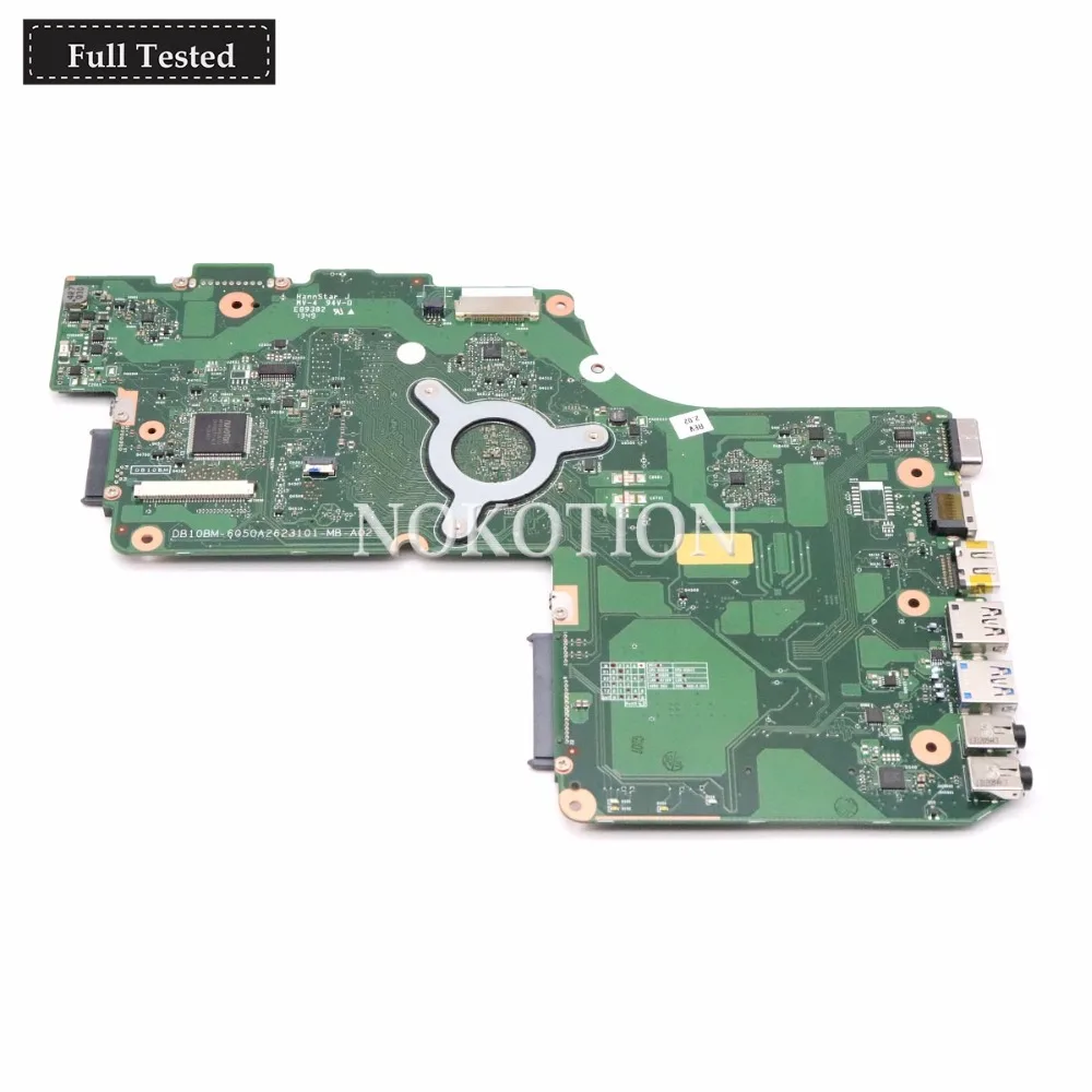  NOKOTION Main Board For Toshiba Satellite C55 C55T Laptop Motherboard V000325170 N2820 4GB CPU SR1S