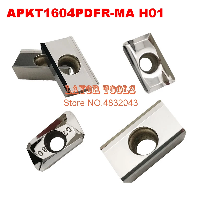 APKT1604PDFR-MA H01 Carbide Turning Inserts For Aluminum special Vehicle Lathe Blade BAP400R boring | Инструменты