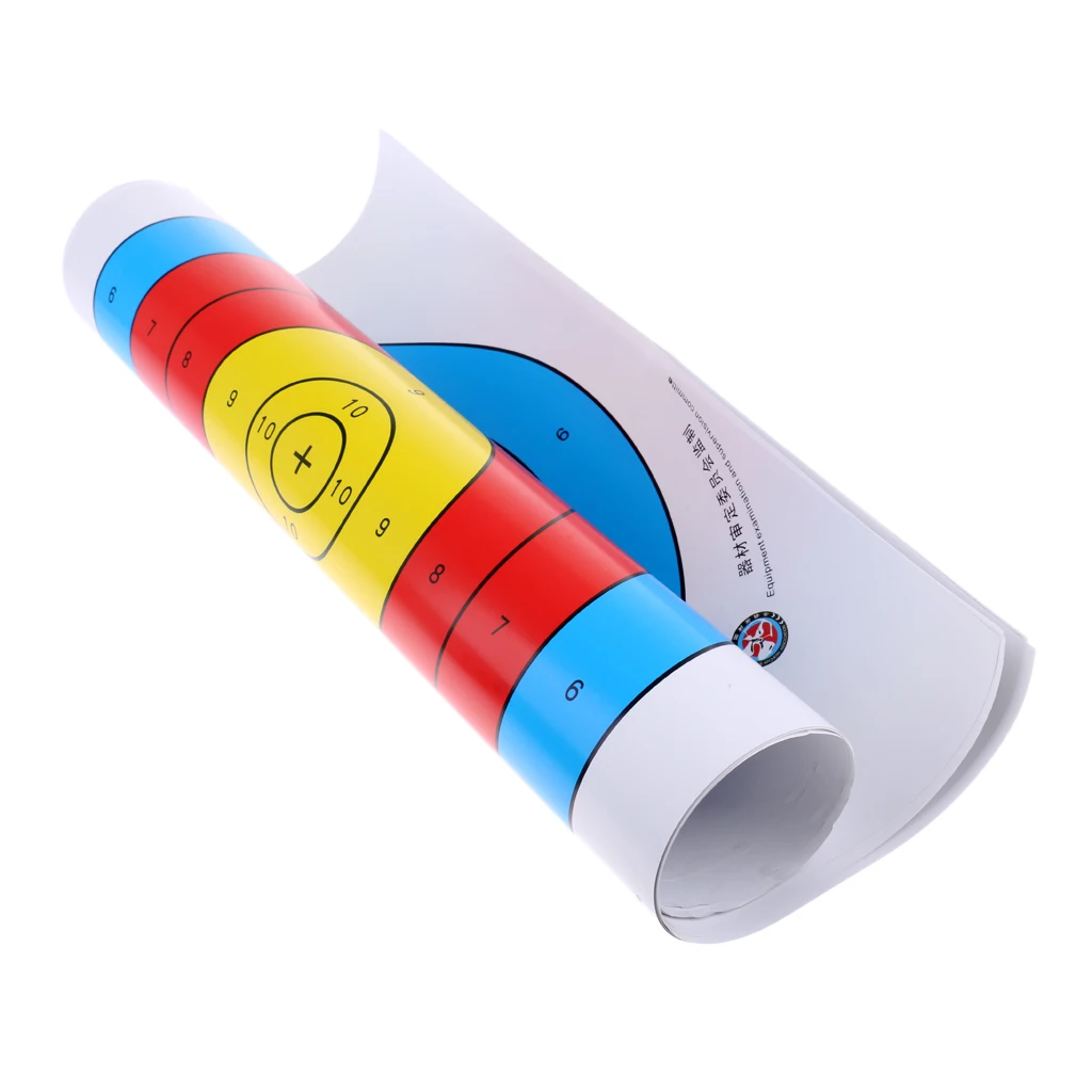 2019 New12 Pieces Professional Archery Target Paper For Recurve Bow Longbow 43x43cm Recurve Bow Target Paper