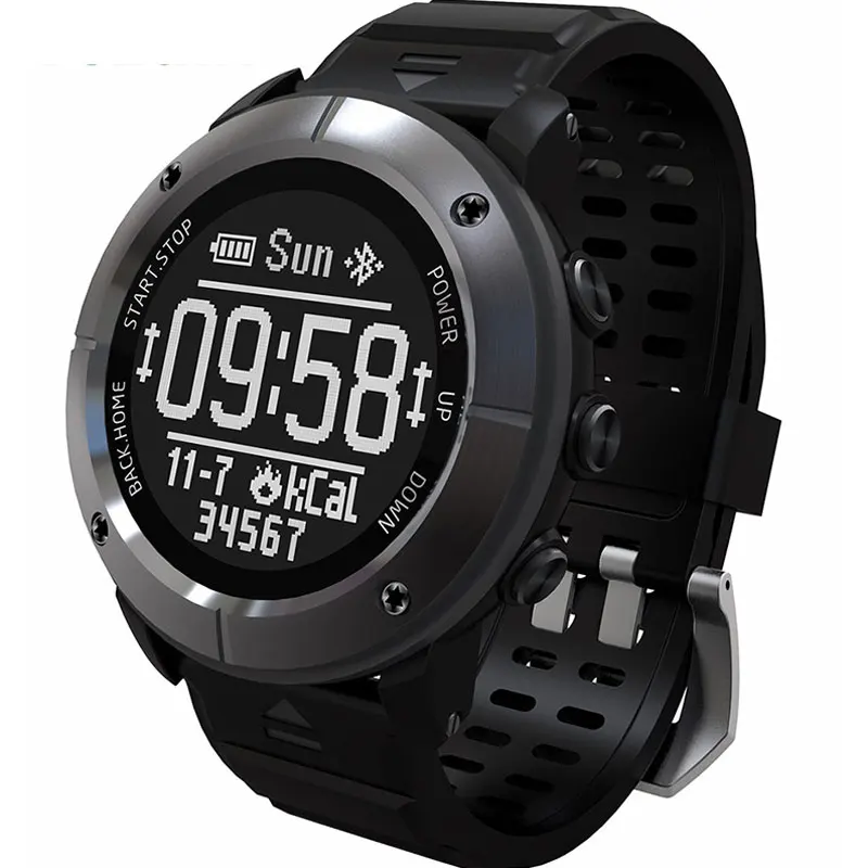 Смарт-часы gps часы IP68 200 м глубокий водонепроницаемый профессиональный открытый спортивный термометр Монитор сердечного ритма SOS компас умные часы