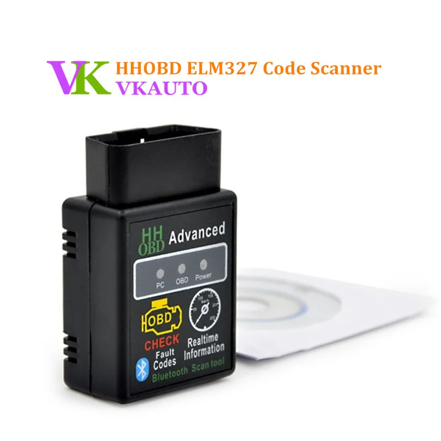 HH OBD ELM327 V2.1 Bluetooth HHOBD Расширенный Mini OBD2 проверка кодов ошибок инструмент для