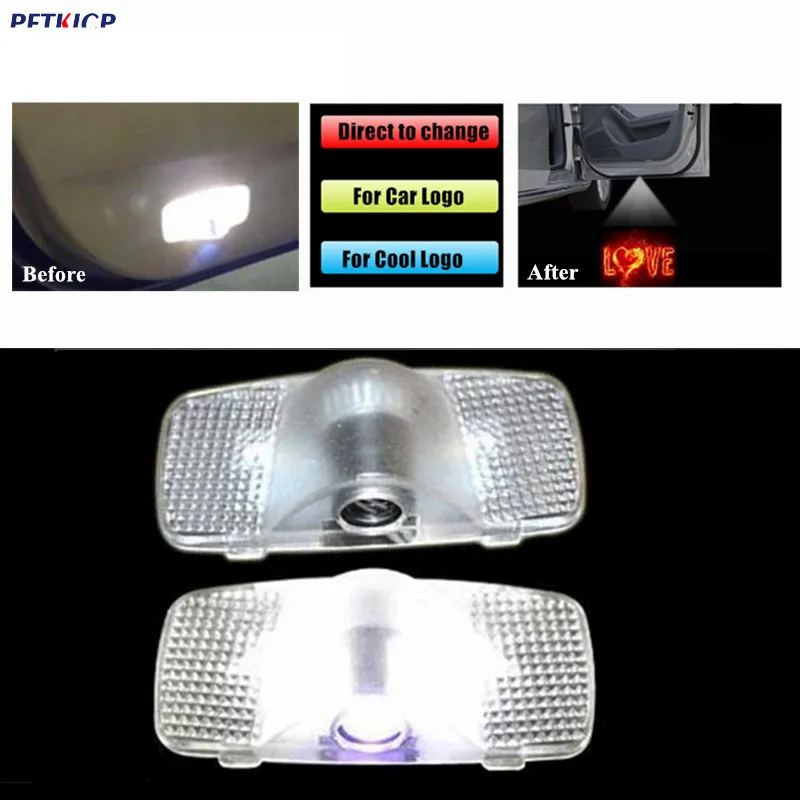 PFTKJCP 2 шт. для Honda Accord Автомобильный Дверной логотип проектор Добро пожаловать светильник лазерный призрак тени лампа светодиодный светильник двери лампы автомобильные аксессуары