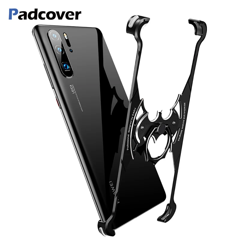 

Luxury Bat Metal Shell Protection Case For Huawei P30 Case lite Personality Shell for Huawei P30 Pro case Metal Bumper cover