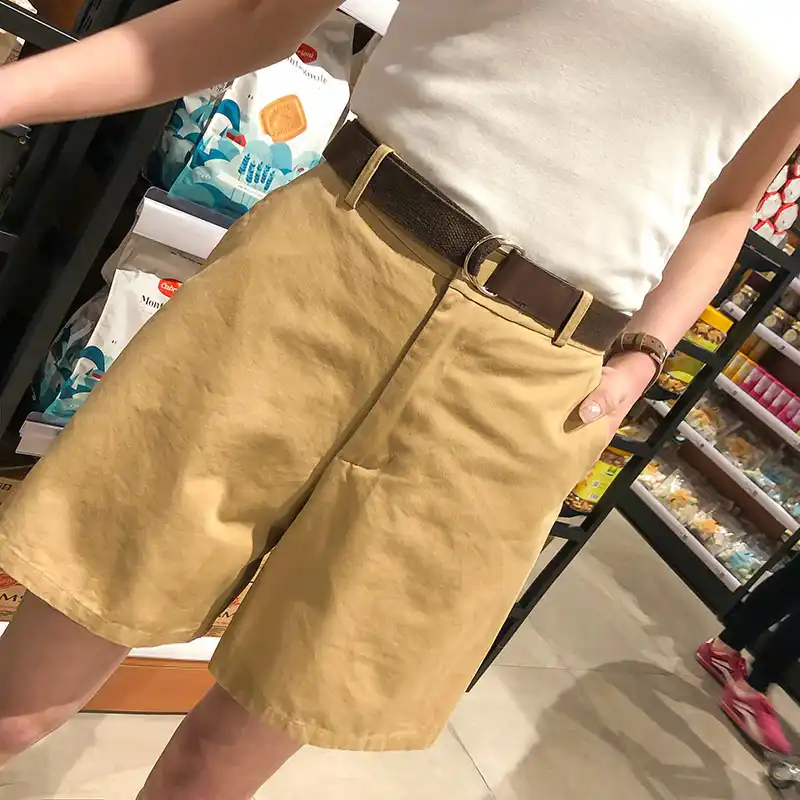 khaki shorts for teenage girl
