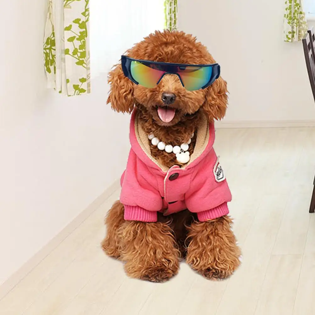 Складные инновационные маленькие и средние собаки практичные очки для собаки Защита водонепроницаемые солнечные очки для домашних животных