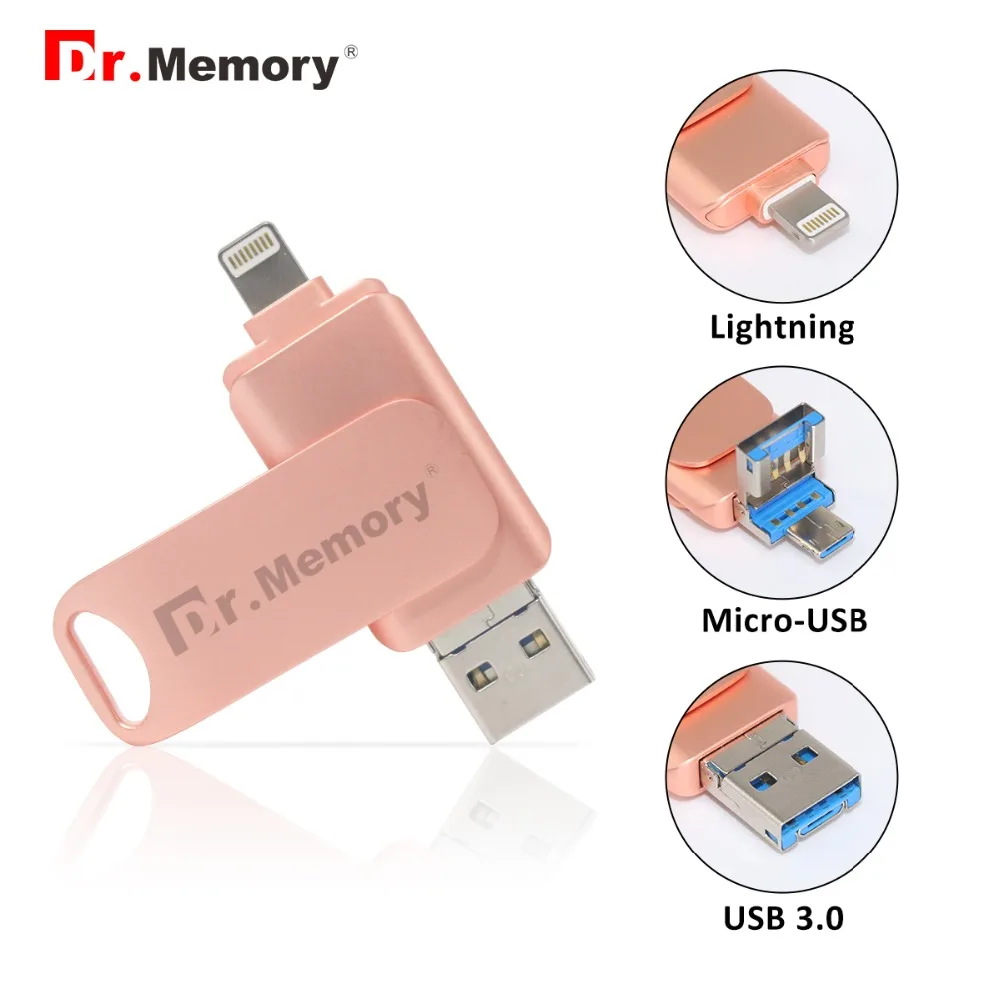 Usb флешка Dr. Memory 3 в 1 многофункциональные флеш накопители 4 ГБ 8 16 32 64 128 прикольный