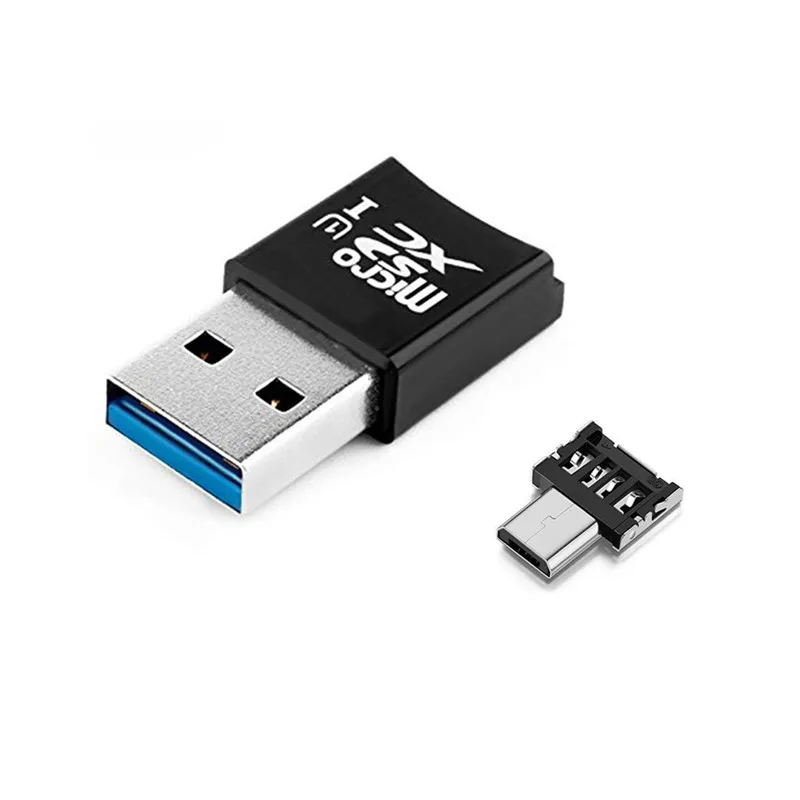 Мини размер USB 3,0 для Micro SD SDXC TF кард-ридер с Micro USB 5pin OTG адаптер для планшета смартфон