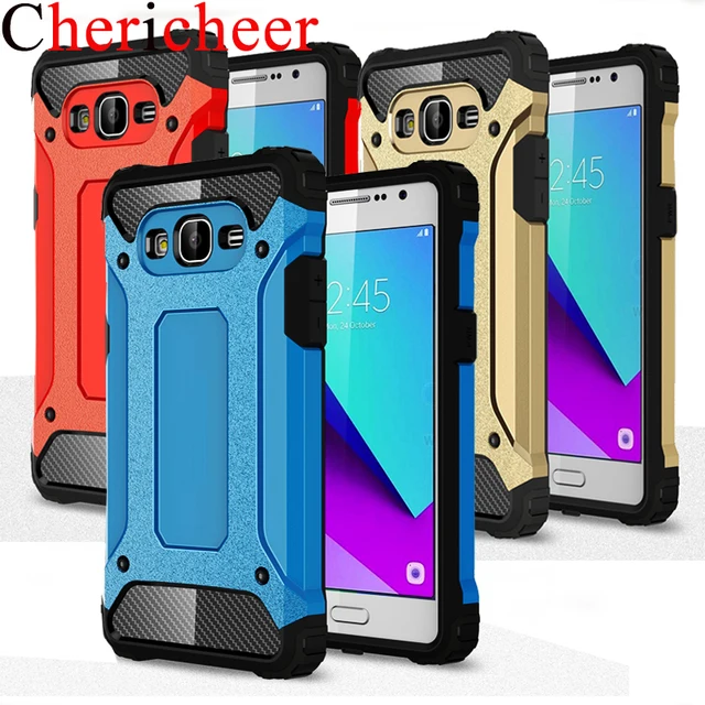 Special Offers Armor Case For Samsung Galaxy J2 Prime Case J2 Prime Cover Silicone+PC Heavy Duty Cover Case For Samsung J2 Prime Case sm-g532f