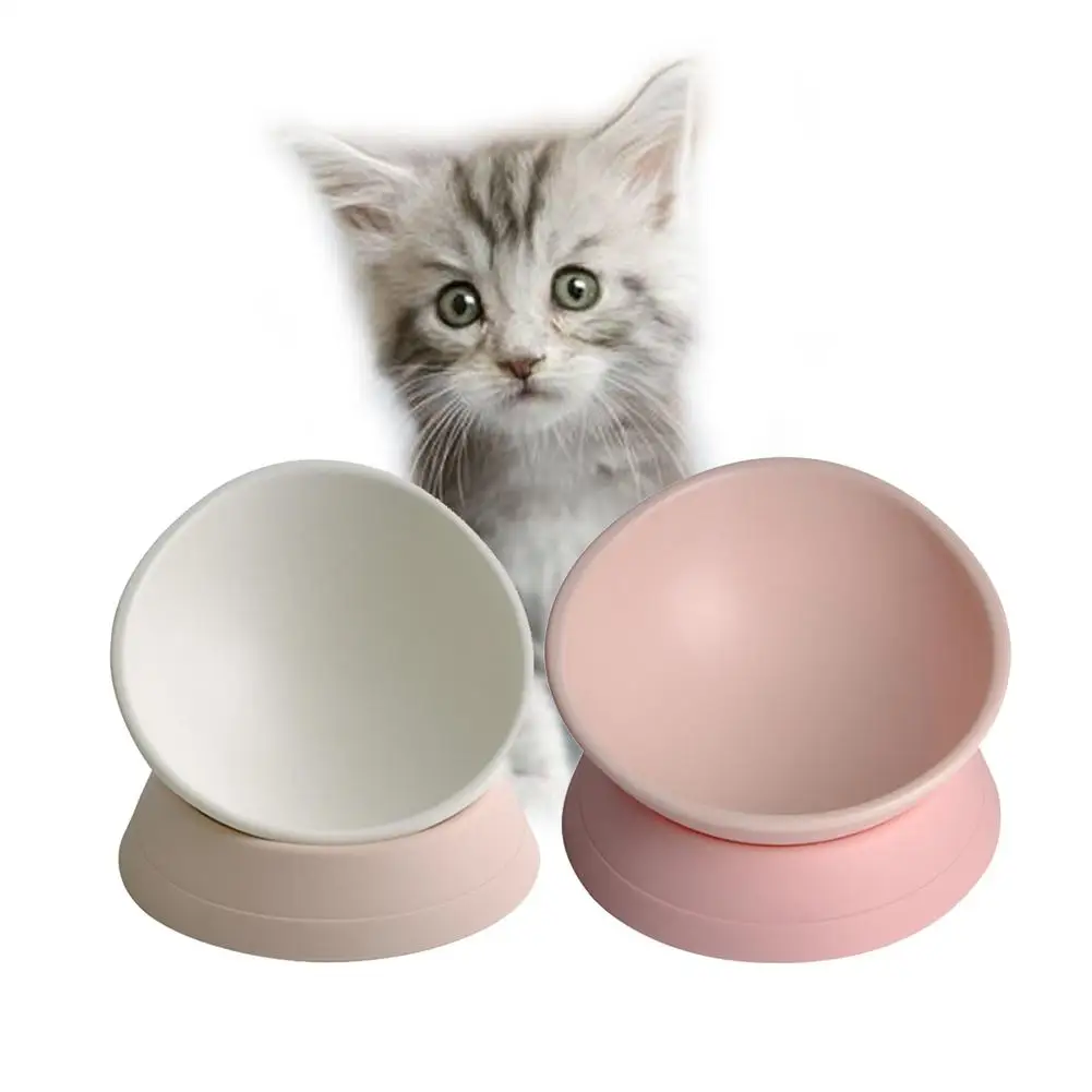 

None Anti-skid Bowl Tilt at Any Angle for Pet Cat Dog Eating Drinking Supplies