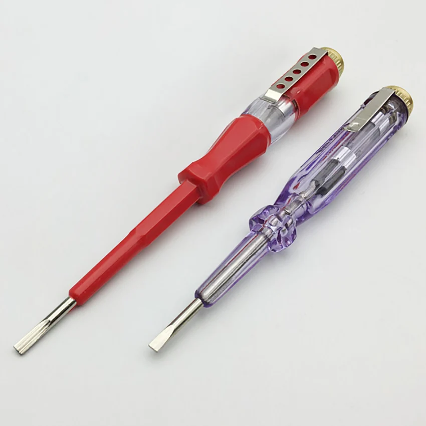 Двойное использование шлицевая отвертка тестовый карандаш прочный тестовый карандаш Электрический тестовый тест er многофункциональный электрик тестовая Ручка инструмент 5 Тип