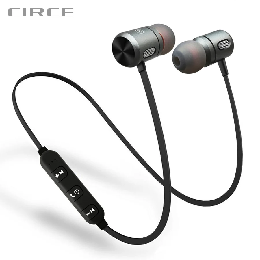 CIRCE Bluetooth наушники беспроводные Спортивные гарнитура Магнитная с микрофоном для