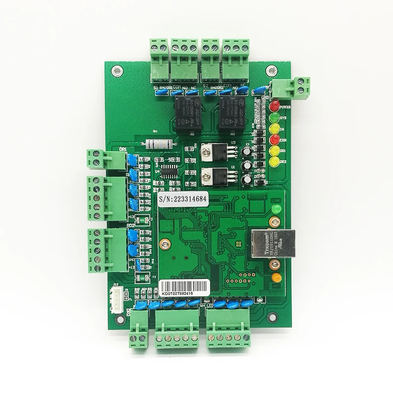 Wiegand RFID двухдверная тумба-Система контроля доступа 2 двери доступа Управление Панель TCP/IP двери контроллер доступа системы защиты T02