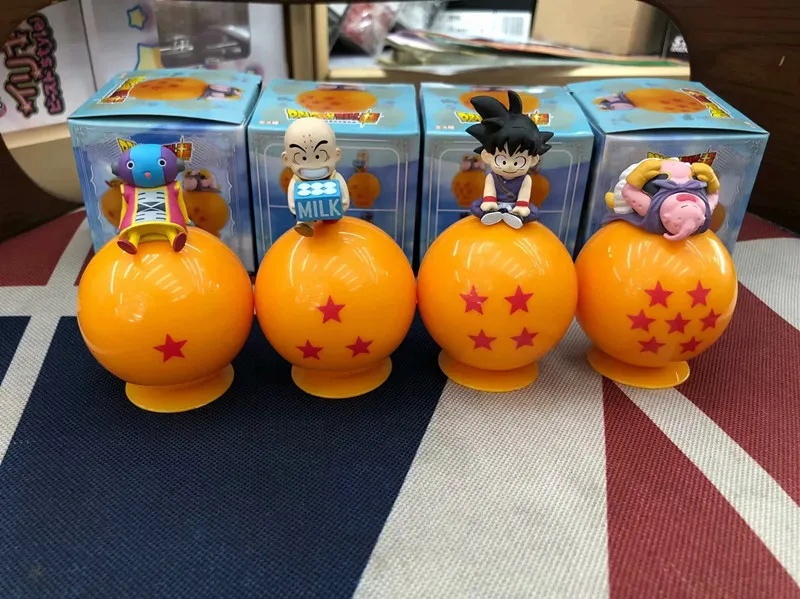 Dragon Ball Majin Буу Сон Гоку криллин Аниме Фигурки 6 см мультфильм 4 шт./компл. Nendoroid милая игрушка в подарок