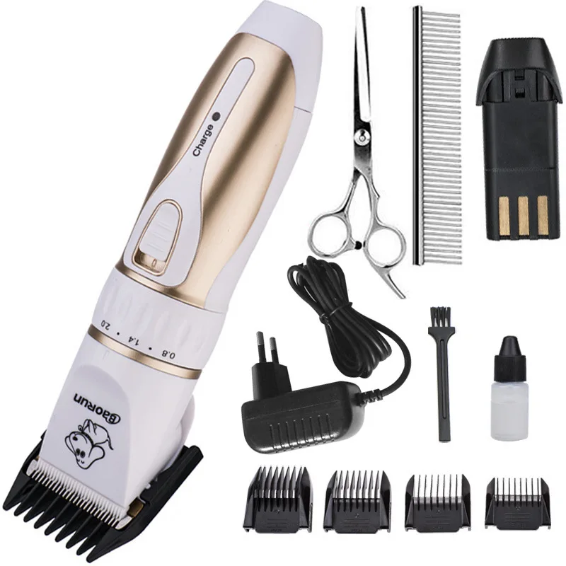 Hot new high-power pet electric hair clippers dog shaving rechargeable pet supplies electric fader professional