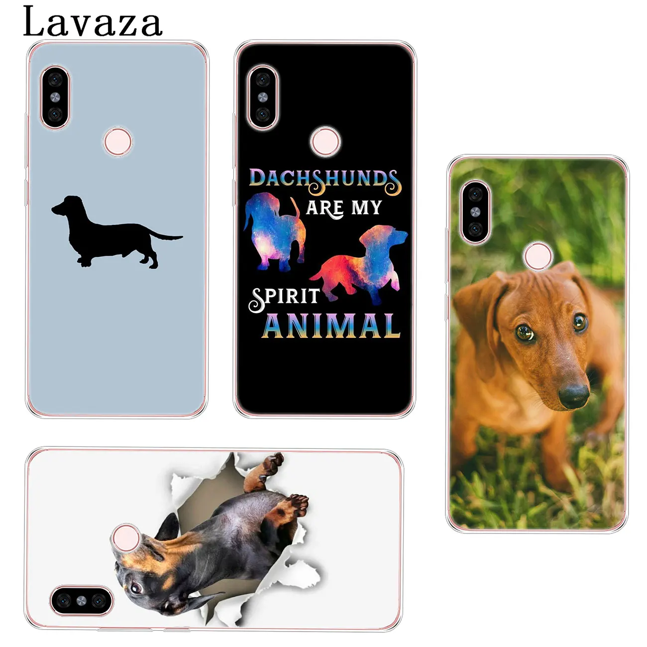 Милый жесткий чехол для телефона Lavaza с таксом и собаками Xiaomi Redmi 8A 7A 6A 5A K20 K30 Note 8 8T 7