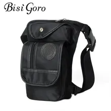 Bisi Goro Мужская поясная сумка, водонепроницаемая нейлоновая сумка-мессенджер на плечо, сумка через плечо для мотоциклиста, дорожная сумка для ног, Прямая поставка