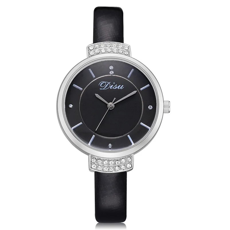 Fashion women watches top brand luxury ladies watch Retro Design Leather Band Analog Quartz Wrist Watch Montre femme 3M30#N (8)