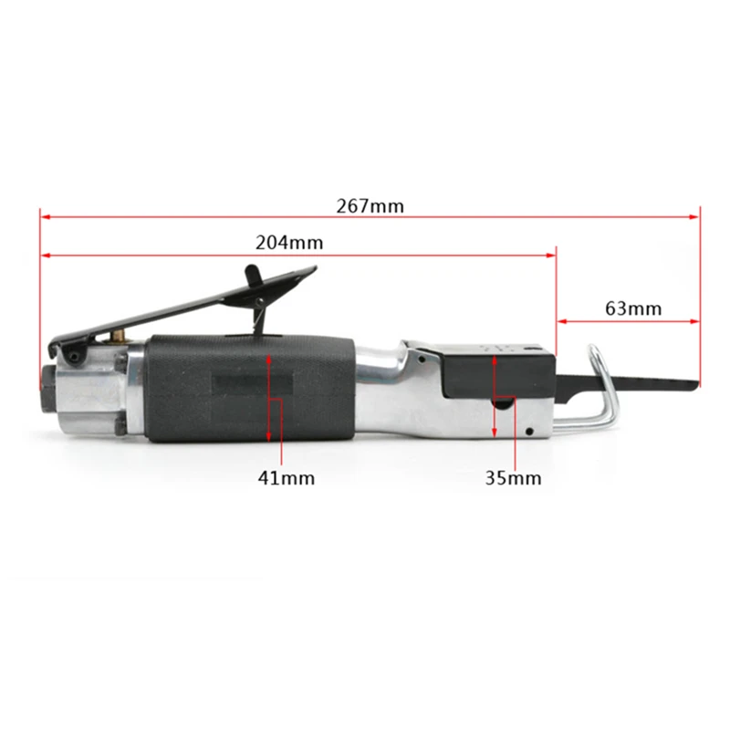 Borntun Pneumatic Air Body Saw Reciprocating Cutter Cutting Sawing Cut-off Machine Power Tool images - 6