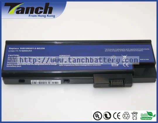 

Laptop batteries for ACER TravelMate 5100 5620 Aspire 5600 4222WLMi 7110 9410 9303WSMi 9402WSMi 7103WSMi 11.1V 6 cell