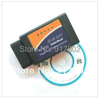 

Best Price for ELM327 WIFI Scanner ELM 327 Wifi OBD2 wireless code reader support for Iphone/Ipad