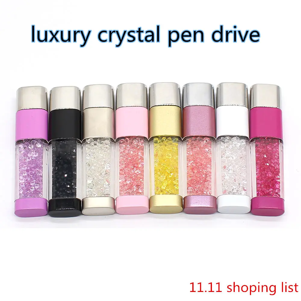 

Diamond flash drive real capacity high speed u disk New arrival Crystal usb flash drive 4GB 8GB 16GB 32GB USB 2.0 Memory Stick