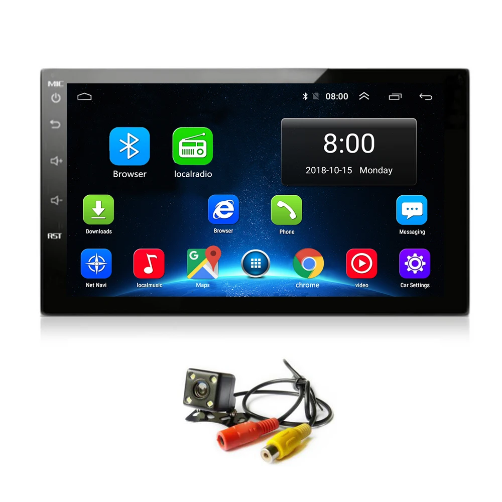 Android 8 1 Автомобильный GPS плеер радио универсальная навигация для Nissan Hyundai Toyota Wifi HD