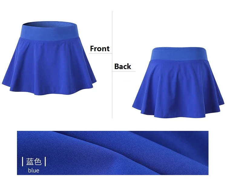 Новые спортивные теннисные кюлоты для йоги шорты для фитнеса Короткая юбка для бадминтона дышащие женские спортивные элегантные полозоченные Броши теннисная юбка для женщин