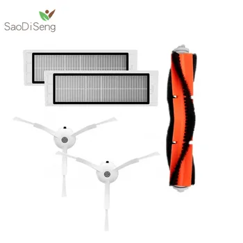 

New Suitable for XIAOMI Robot Vacuum Part Pack of Main Brush, HEPA Filter, Side Brush for Xiaomi mijia / roborock Vacuum Cleaner