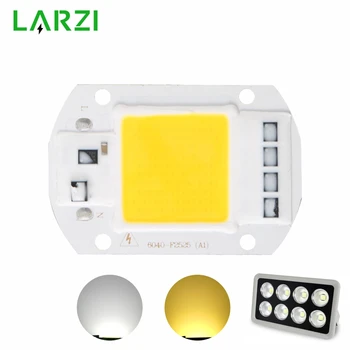 

LARZI LED COB Chip 50W 40W 30W 20W 10W 110V 220V Smart IC Input High Lumens Chip For DIY LED Floodlight Spotlight Light C