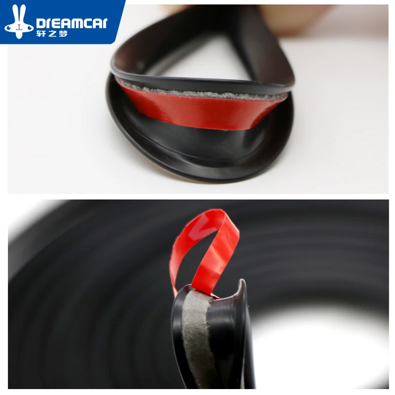 

2018 Car Door Edge Rubber Guard Scratch Strip Bumper Protector Car Styling Mouldings Car Accessories Door Trim