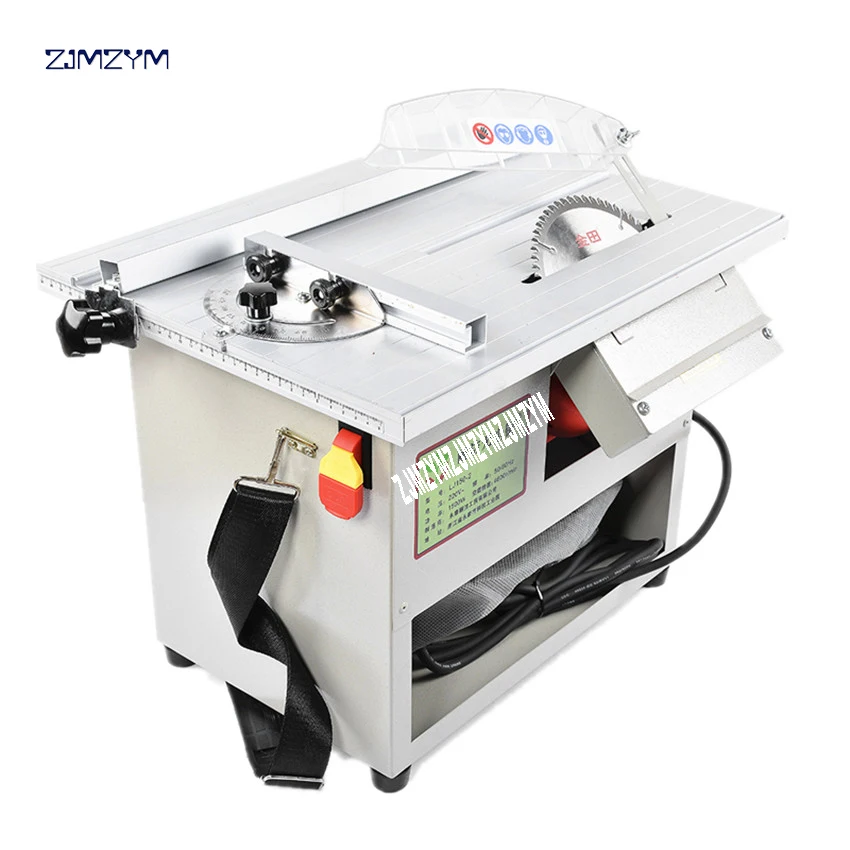 

Electric Household Multifunction Dustless Push Table Saw Woodworking Floor Oblique Cutting Aluminum Alloy Adjustable Quick