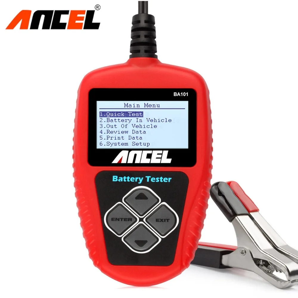 Ancel BA101 Car Battery Tester 12V Digital Analyzer 2000CCA 220AH with