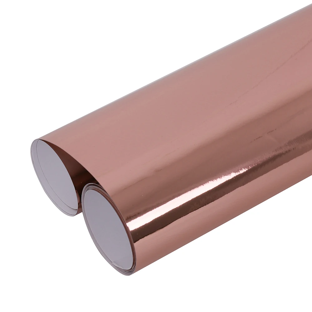 

HOHOFILM 50cmx150cm Rose Gold Lettering film Craft Vinyl Adhesive Backed Vinyl Sheets Craft DIY Flexible Sheet DIY Sticker