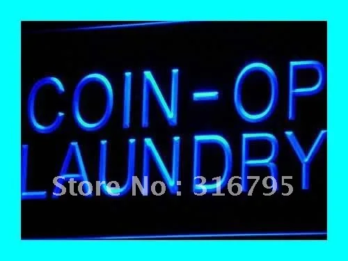 I391 Coin Op Laundry Dry Clean Display New Light Sign Onoff Swtich 20 